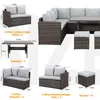 MeXo Gartenlounge Set 8 Personen Lounge Gartenmöbelset Produktbild-Vorschau 7