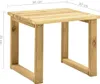 vidaXL Stolik na leżak 30x30x26 cm Impregnowane drewno Podgląd zdjęcia produktu 4