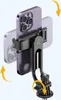 A smartphone mounted on a black selfie stick/tripod attachment, shown from the back and side. Náhled obrázku produktu