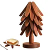 Untersetzer, Holzuntersetzer Baum, 5 Natürlichem Produktbild-Vorschau 1