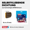 tesa Moll CLASSIC E-Profile gumové tesnenie, hnedé, 9 mm x Náhľad obrázku produktu 7