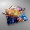 Bild auf Leinwand - Leinwandbild - Grafik Computer Raum Produktbild-Vorschau 2