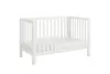 Baby-Delux Babybett Kinderbett 60x120 weiß Lio 2in1 Produktbild-Vorschau 3