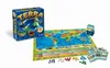 A board game with a world map and game pieces, along with its box, displayed on a white background. Náhľad obrázku produktu