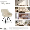 Chaise pivotante avec accoudoirs Snug en velours, Voir les images du produit 7