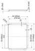 Afvoermat 430x325 mm, roestvrij staal, voor spoelbak Productafbeelding-voorbeeld 7