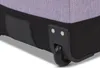 Close-up view of the bottom corner of a rolling suitcase, showing a wheel and protective elements. Anteprima dell’immagine prodotto