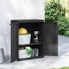vidaXL Zahradní skříň černá 65x37x85 cm PP Náhled obrázku produktu 2