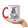 Ich Hasse Morgenmenschen Tasse Rot  Morgenmuffel Erstmal Produktbild-Vorschau 4