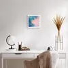 Poster - Poster ohne Rahmen - Abstraktion Rosa Blau - 30x30 Produktbild-Vorschau 5