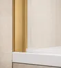 Badplaats Duschwand für Badewanne Torino 60 x 140 cm Gold - Produktbild-Vorschau 3