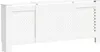 A white radiator cover with a decorative patterned front. Náhled obrázku produktu