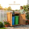 Geräteschrank wetterfest, Gartenschrank Tannenholz, Produktbild-Vorschau 12