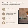 KitchenYeah© Herdabdeckplatte Rotkehlchen - Fliegen - Produktbild-Vorschau 6