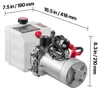 Agregat Hydrauliczny Vevor 12V 4 Qt Pompa Jednostronnego Podgląd zdjęcia produktu 8