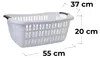 Geräumige Wäschewanne 3er Set 55x37x20 cm stabil, Produktbild-Vorschau 2