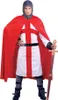 A man wearing a knight costume, holding a sword. Produktbild-Vorschau