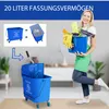 HOMCOM Wózek do sprzątania Wiadro do sprzątania 20 litrów Podgląd zdjęcia produktu 4