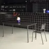 Tavolo da giardino in metallo 6-8 posti, 160cm, Antracite Anteprima dell’immagine prodotto 5