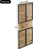 Merax LED-Glasvitrine, Eichenoptik, Integrierte Produktbild-Vorschau 4