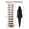 Dripex Étagère à chaussures verticale avec 10 niveaux, Voir les images du produit 2