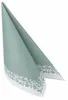 Airlaid Serviette Romantique in Eukalyptus, 40 x 40 cm, 50 Produktbild-Vorschau 3