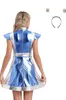 Galaktisches Damen Space Girl Kostüm – Gr. L - Metallic Produktbild-Vorschau 2