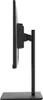 Side view of a black computer monitor on a stand. Voir les images du produit