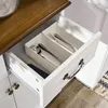 HOMCOM kuchynská skriňa, kuchynský bufet s 2 zásuvkami, 4 Náhľad obrázku produktu 8
