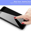 A hand is touching a smartphone screen, which is covered by a screen protector. Náhled obrázku produktu
