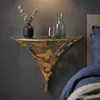 Mesa de noche con motivos de mariposas, hierro y cristal, Vista previa de la imagen del producto 11