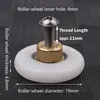4 Stück Duschtürrollen und Gleiträder -19mm Produktbild-Vorschau 4