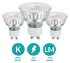 LED-lamp, GU10, 3 x 4,5W, 3000K, lengte: 5,2 cm, diameter: Productafbeelding-voorbeeld 5