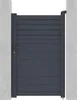 Gartentor Flügeltor - 103 x 166 cm - Aluminium - Anthrazit Produktbild-Vorschau 1