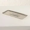 Taca dekoracyjna Misa dekoracyjna srebrna metalowa Taca Podgląd zdjęcia produktu 2
