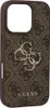 A brown Guess branded iPhone case with a silver logo. Podgląd zdjęcia produktu