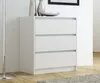 Topeshop K3 BIEL, Bílá, 3 zásuvka/zásuvek, Dřevotřískové Náhled obrázku produktu 2