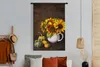 MuchoWow® Wandteppich Wandbehang Kürbisse - Sonnenblumen - Produktbild-Vorschau 5
