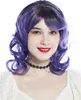 WIG ME UP Perücke schulterlang Locken Ombre Dunkelbraun Produktbild-Vorschau 2