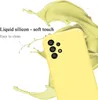A yellow phone case is shown with splashes of yellow liquid behind it, suggesting a soft touch and easy to clean feature. Náhľad obrázku produktu