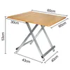 Klapptisch Campingtisch 60x60x53cm Stabil Platzsparend für Produktbild-Vorschau 6