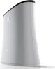 A white air purifier with a black top edge, shown from a side angle against a white background. Podgląd zdjęcia produktu