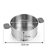 Dampfgareinsatz GrandCHEF ø 20/22 cm Produktbild-Vorschau 3