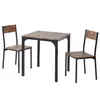 MODFU Eetset bestaande uit een eettafel en 2 stoelen voor 2 Productafbeelding-voorbeeld 7