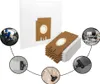 A collage of images showing vacuum cleaner bags and their use in different environments. Produktbild-Vorschau