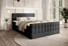 FEDVE Boxspringbett Yazo Royal Doppelbett Bettkästen Topper Produktbild-Vorschau 4