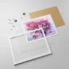 Gerahmtes Poster - Weißer Rahmen - Pastos Blumen Rosa - Produktbild-Vorschau 4