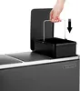 CALICOSY - Schwarzer Treteimer mit 3 Behältern, 18L Produktbild-Vorschau 5
