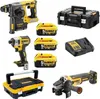 DEWALT Akku-Kombigerät-Set DCK305P3T 18V mit Bohrschrauber, Bohrhammer und Winkelschleifer Produktbild-Vorschau