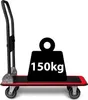 Chariot à plate-forme Humberg Transport HM-505 noir-rouge Voir les images du produit 7